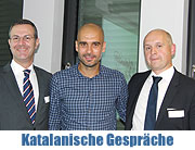 Sky Lounge over Munich: Katalanische Gespäche - Pep Guardiola sprach vor Wirtschaftsvertretern Foto: LKC/ Mario Thurnes